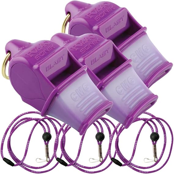 Fox 40 Sonik Blast CMG w/Breakaway Lanyard 3 Pack