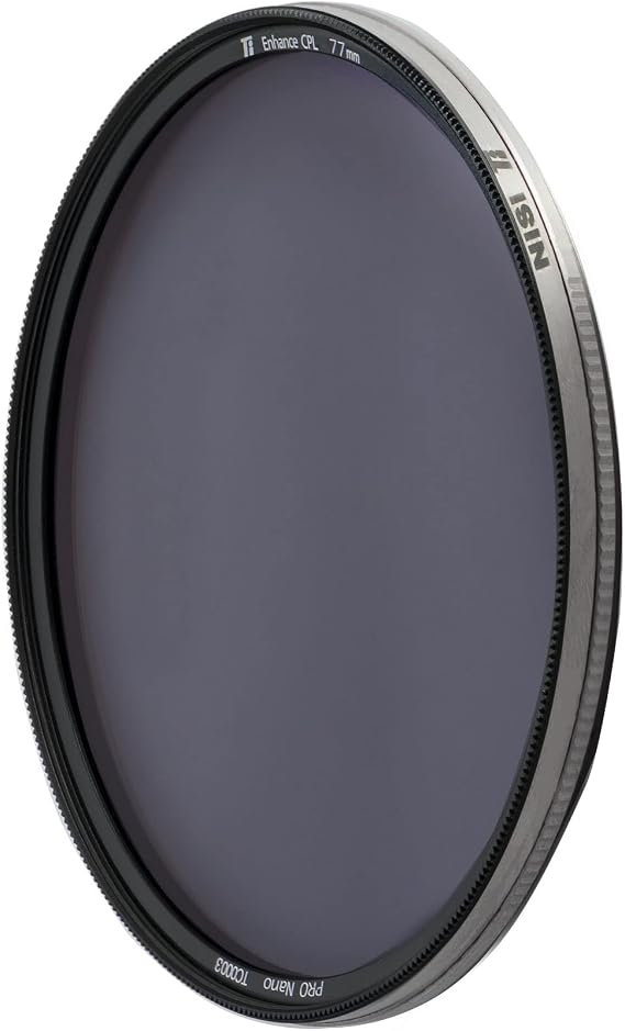 NiSi - 67mm Ti Enhanced CPL Filter, Rotating Circular Polarizing Filter, High Saturation and Vibrancy, Titanium Alloy Frame Nano Coated Optical Glass, Long-Exposure & Landscape Photography Accessories