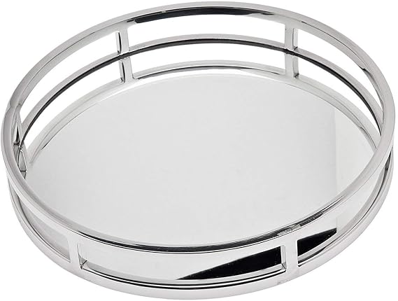 Godinger 49831 Aspen 13 Round Gallery Tray,