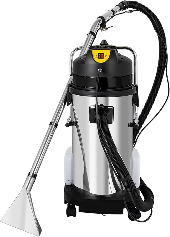 Gdrasuya10 40L Household Cleaning Machine, 3 in 1 Commercial Upholstery Cleaner Machine Portable Carpet Cleaning Machine Sofa Curtain Cleaner Dust Extractor for Hotel, Guesthouses, Office