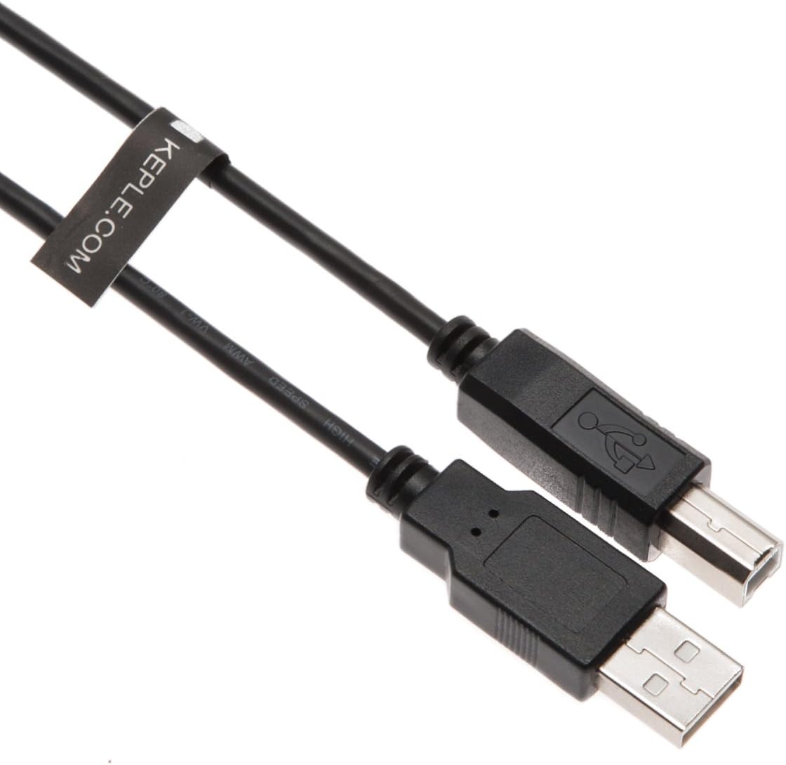 USB B Cable for DJ Midi Controllers, keyboards, samplers, effect pads, Syntesizers Numark, Pioneer, Native Instruments, Traktor, Denon, Akai to MacBook Dell HP 1m