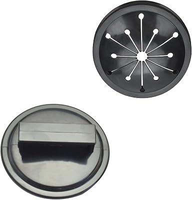 3 Inch Garbage Disposal Splash Guard Collar Sink Stopper Universal Rubber Food Waste Disposer Sink Garbage Disposal Splash Guard and Drain Plug for Whirlaway, Waste King, Sinkmaster and GE Models