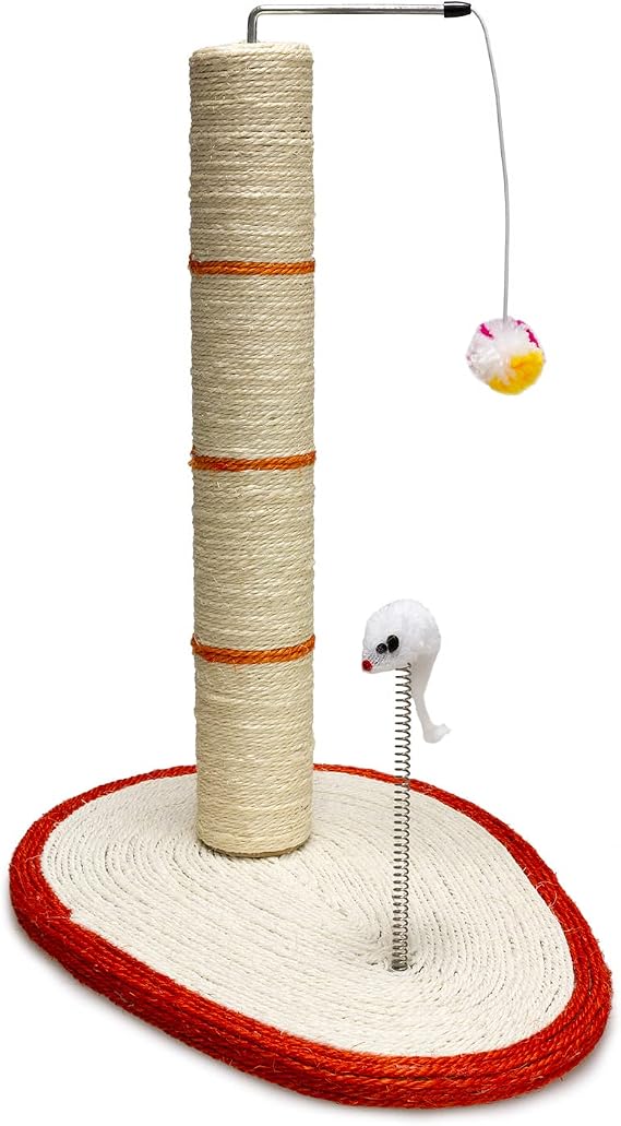 Arquivet Scratching Post with Rat and Ball