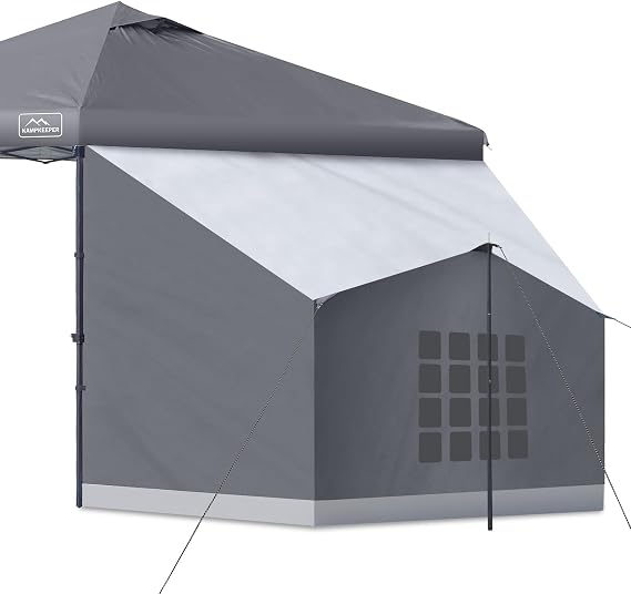 KAMPKEEPER Side Tent,1/2 Person Camping Tent for 10' x 10' Pop Up Canopy