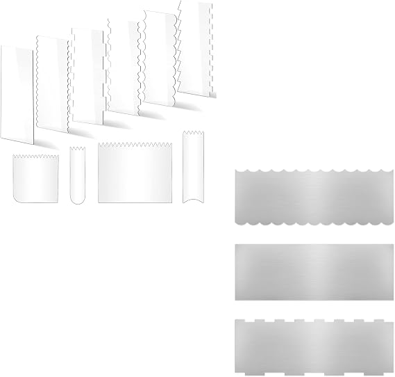 10+3 PCS Cake Scraper Smoother Set