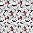 Camelot Fabrics Minnie Mouse Dreaming in Dots White Premium Quality 100% Cotton Fabric by The Yard.