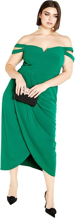 City Chic Women's Plus Size Rosa Love Dress