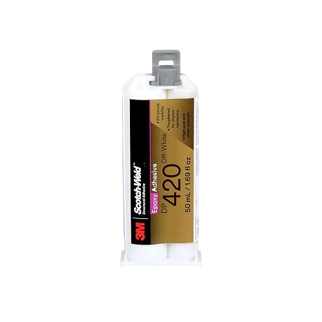 3M Scotch-Weld Epoxy Adhesive DP420, Off-White, 50 mL (1.69 fl oz) Duo-Pak