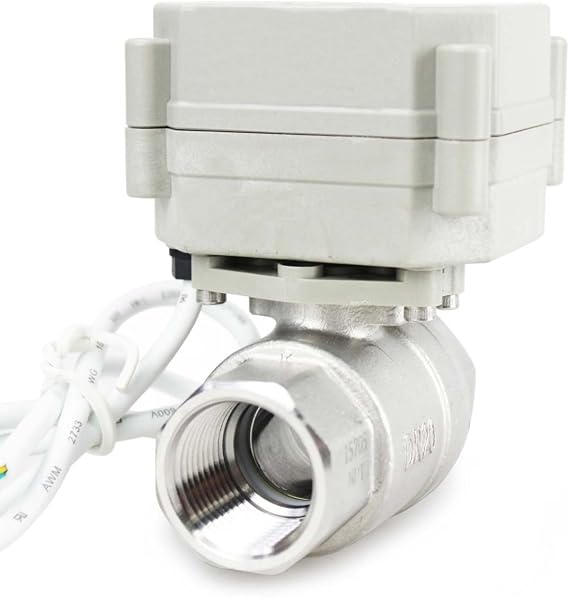 2 Way Stainless Steel 9-24VAC/DC Proportional Integral Control Ball Valve (4-20mA, 3/4 inch)
