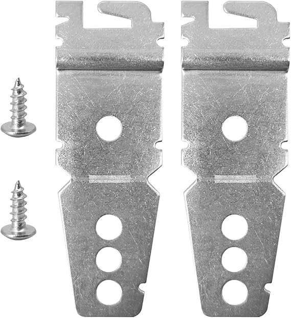 Dishwasher Bracket 2 Pack Undercounter Dishwasher Mounting Bracket with Mounting Screws for Whirlpool Kenmore Maytag Amana Dishwasher