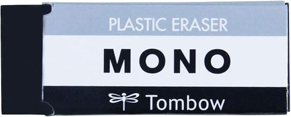 Tombow Mono Silgi, 17X11X43Mm, Siyah