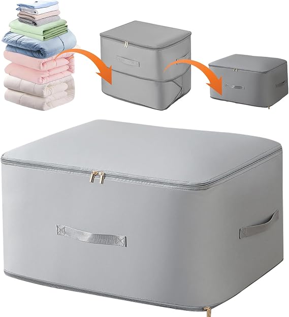 Ultra Space Saving Self Compression Organizer for Bedding Storage Bag