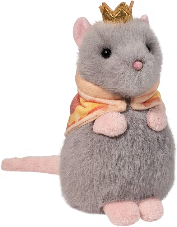 Douglas Pizza Rat Macaroon Plush | 6.5-Inch Tall