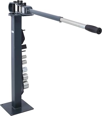 Pedestal Floor Compact Bender 7 Dies Versatile Compact Metal Tubing Bender 44 Mount Powdercoat Telescoping Handle Maximum 58 Thick 1-1516 Width