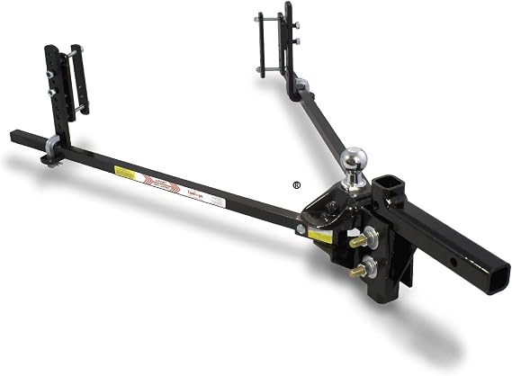 Equal-i-zer 4-point Sway Control Hitch, 90-00-0400, 4,000 Lbs Trailer Weight Rating, 400 Lbs Tongue Weight Rating, Weight Distribution Kit Includes Standard Hitch Shank, Ball NOT Included