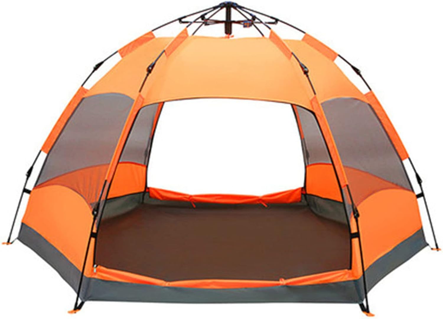 Natuogo Large Beach Umbrella Tent 5-8 Person, Pop Up Beach Tent Double Layer Waterproof Camping Tent for Camping, Picnic, Fishing, Hiking Easy Set Up