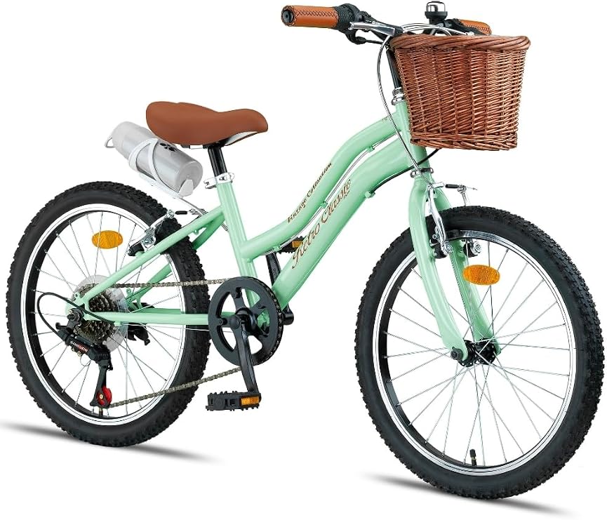 Retro Classic 20 Rim Gear Children's Bike, 6-10 Year Old Children's Bike