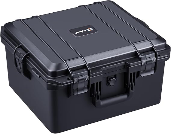 Lykus HC-4130 Waterproof Hard Case with Foam, Inner Size 14.96*12.68*8.19in