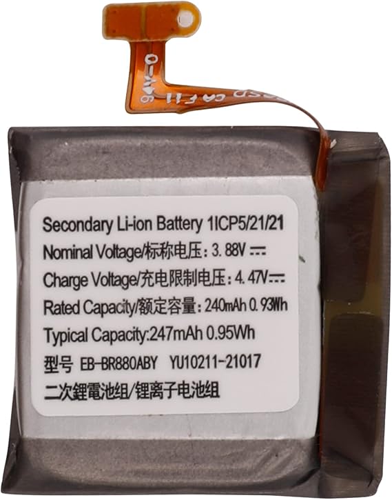 New Rechargeable Battery EB-BR880ABY Compatible with Samsung Galaxy Watch 4 40mm SM-R860 Watch4 Classic 42mm R885 R885U SM-R885UZKAXAA SM-R885UZSAXAA