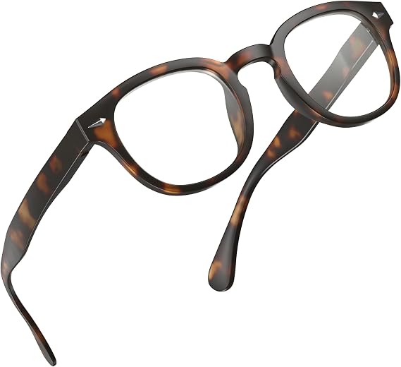grinderPUNCH Classic Reading Glasses for Women and Men Stylish Lightweight Readers Round Readers for Women and Men