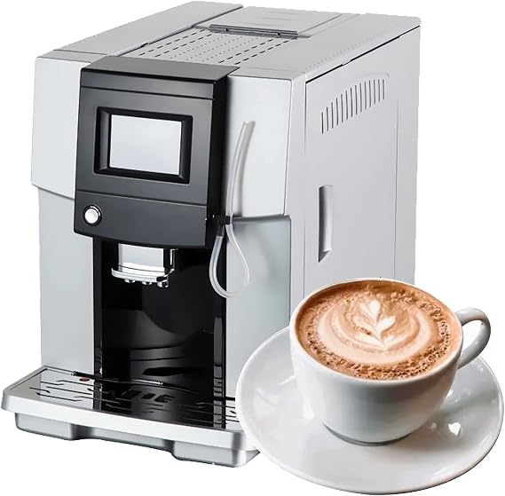 Commercial Automatic Bean to Cup Coffee Machine | Espresso & Cappuccino Maker | Independent Milk Frother | CE/FCC/CCC Certified