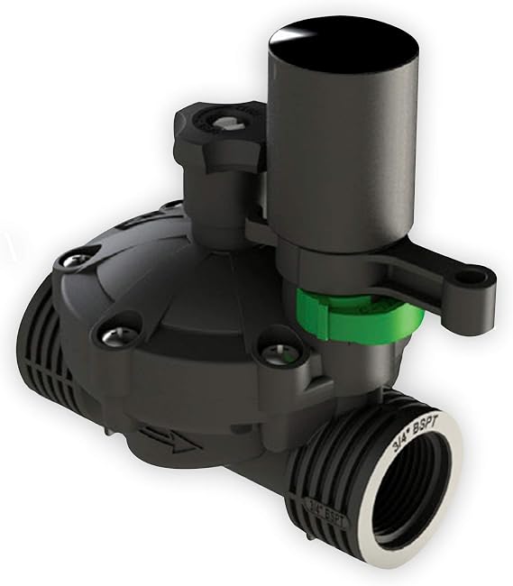 Galcon YLZ 3/4-inch Solenoid Globe Valve AC 24V FPT Irrigation Control Inline w/Flow Control Reinforced Plastic, Drip Irrigation, Greenhouse Residential & small Commercial Sites GAVASY312Q9
