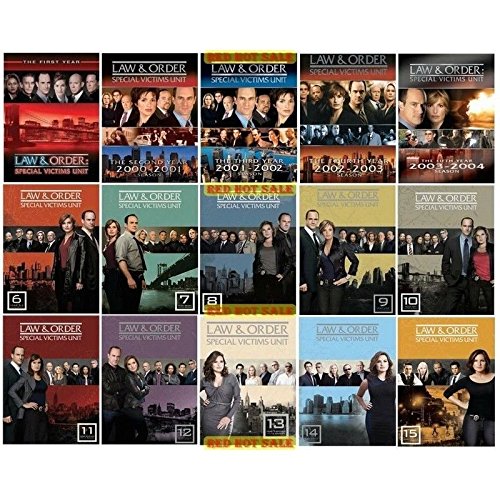 Law and Order Special Victims Unit Complete Series Seasons 1-15 DVD Bundle (1,2,3,4,5,6,7,8,9,10,11,12,13,14,15)