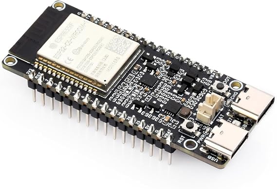 KLAYERS ESP32-C5-Dual-Band Wi-Fi 6 IoT Gateway Dev Board with RISC-V Processor, BLE 5, Zigbee & Thread, 240MHz CPU, 384KB Static Ram, 16MB Flash, with Pre-soldered Pins