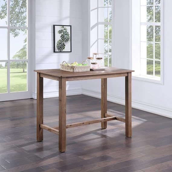 Boraam Sonoma Pub Table [Barnwood Wire-Brush]