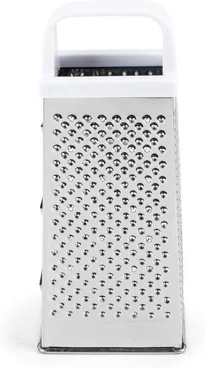 Fox Run 4-Sided Grater, Stainless Steel, 8-Inch
