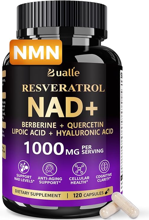 Liposomal NAD Resveratrol Supplement, NAD Supplements for Women & Men