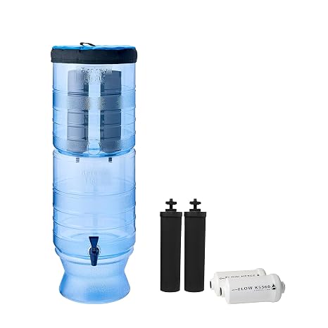 Berkey Light with 2 Black Filters and 2 Fluoride Filters by Berkey