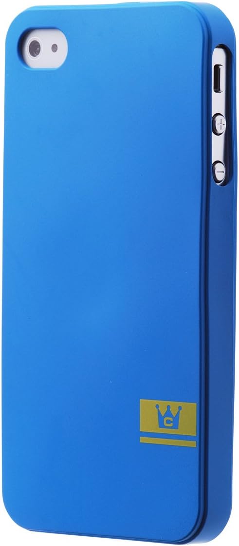 BLACK iPhone4/4S用ケース カリフォルニア発ブランド Jellyモデル Blue I4SJE1-BL