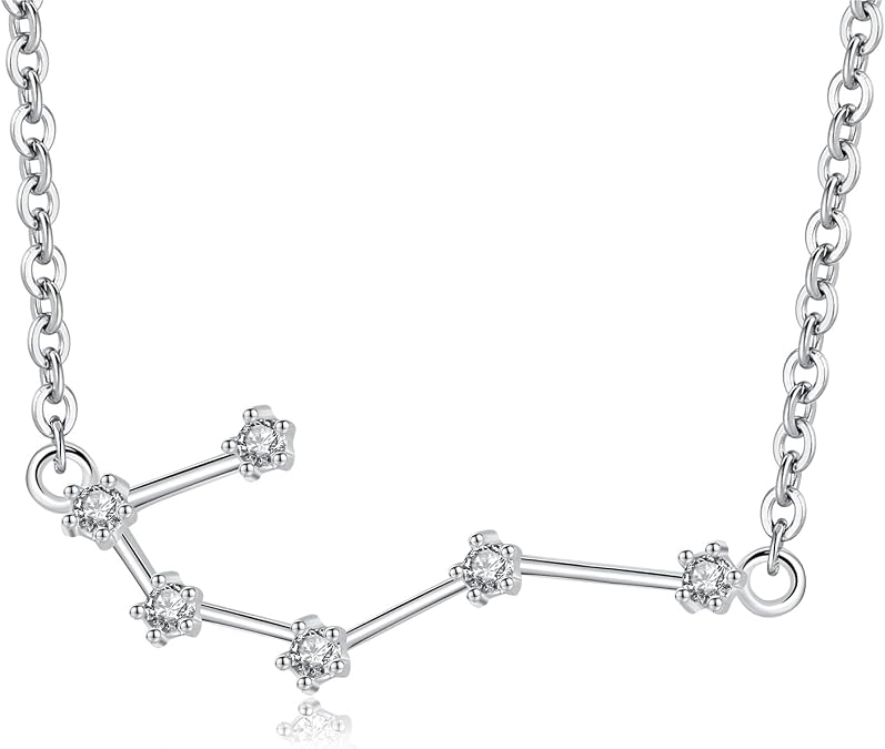 VIKI LYNN Zodiac Constellation Necklace Horoscope Jewelry for Women