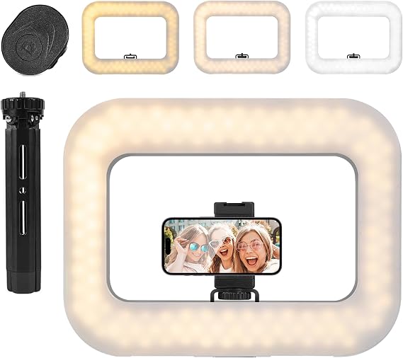 Cell Phone Light for Video Recording, Ring Light for iPhone