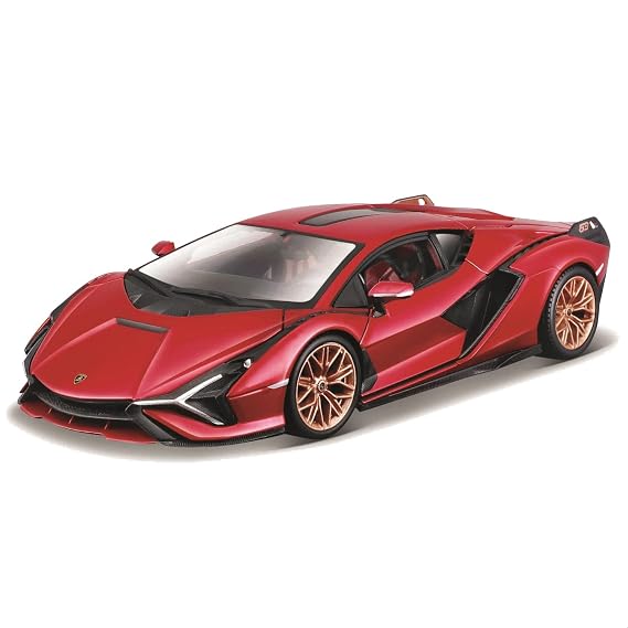 Bburago Lamborghini SIAN FKP 37 Super Car 1:24 Scale Incredibly Detailed Die-Cast Replica Collectible Model Vehicle