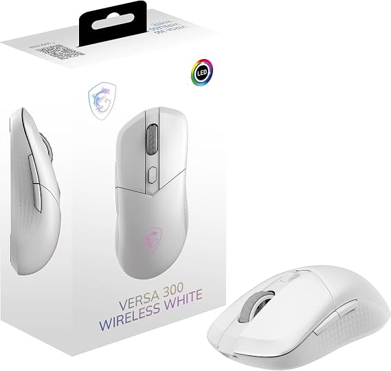 Msi Gg Forge Versa 300 Wireless White Gaming Mouse Max 8000 Dpi 60gr Optical Sensor Micro Switch Gaming Mouse
