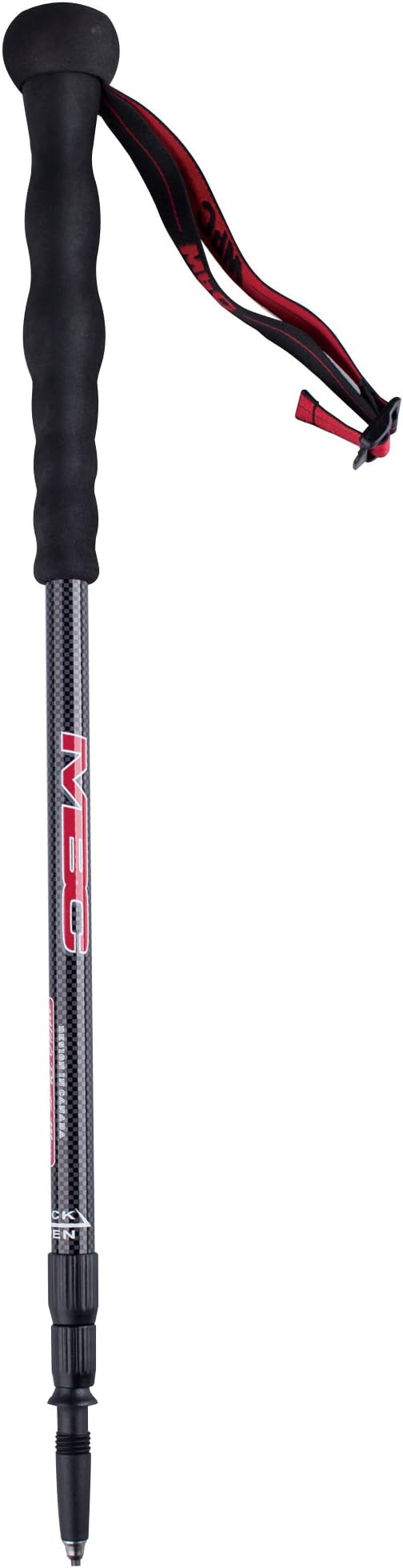 MBC CollapsibleTrekking Pole Carbon Fiber Hiking Walking Stick Professional Photography Monopod Stand for Camera and Camcorder