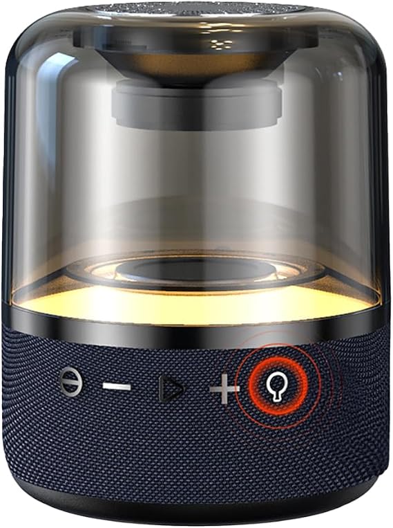 DVIP Q5 Taşınabilir Bluetooth 5.0 Hoparlör TF SD kart, 3.5mm Aux, Sesli Görüşme, Rgb Light Show Siyah