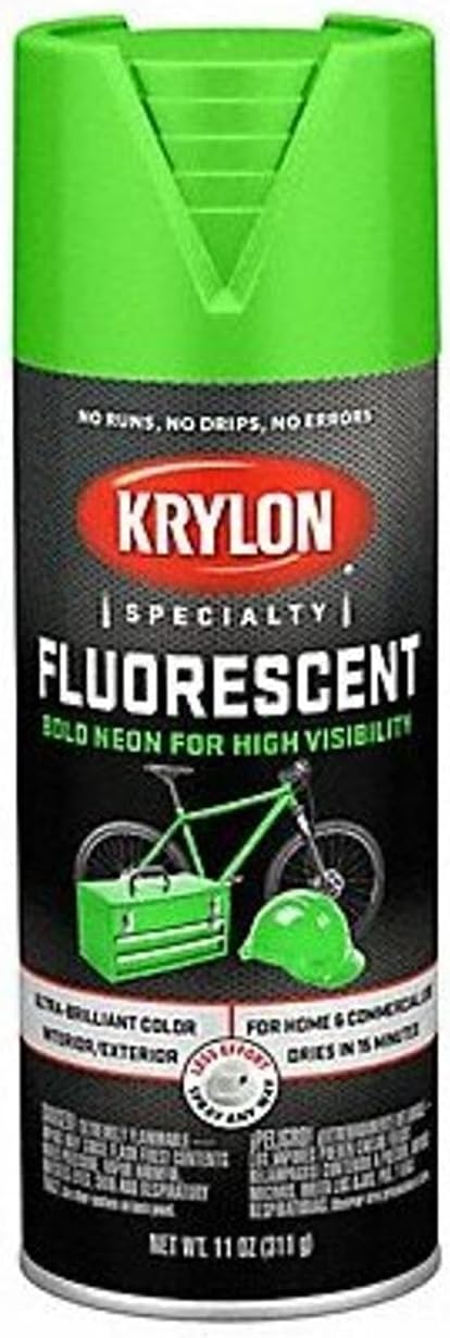 Krylon Fluorescent Paint Green