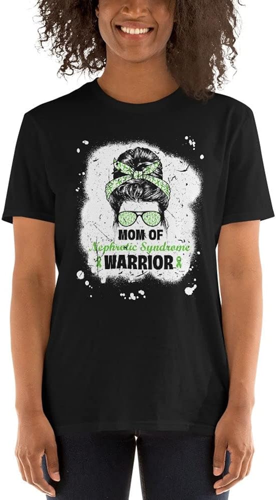 Mom of A NEPHROtic Syndrome Warrior Green RibBon AwareNESs UNISex T-shirt