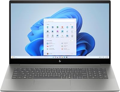 HP Envy 17-CW100 Laptop 2025 17.3” FHD 1920 x 1080 Touchscreen, Intel Core Ultra 7 155U, 12-core, NVIDIA GeForce RTX 3050, 32GB DDR5, 1TB SSD, Backlit KB, Thunderbolt 4, Wi-Fi 6E, Windows 10 Pro