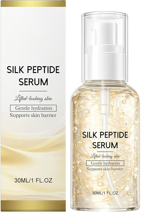 Deep Collagen Silk Peptide Intensive Ampoule, Copper Peptides Serum for Face, Instant Face Lift Serum with Collagen & Multi Peptides, Hydrating Korean Skincare Facial Serum for Smooth-Looking Skin (1)