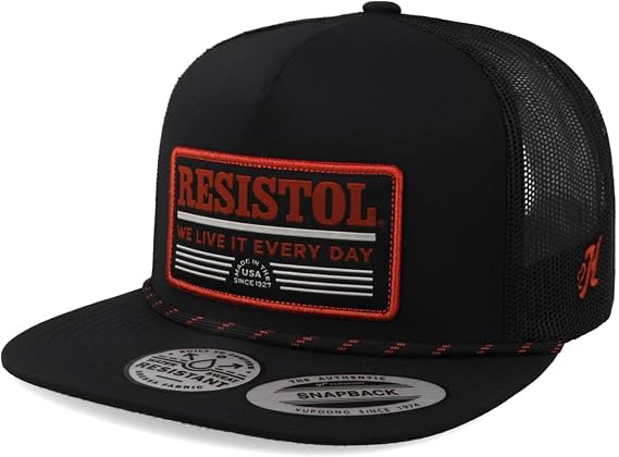 Hooey Resistol - Black Patch Rope Trucker Cap