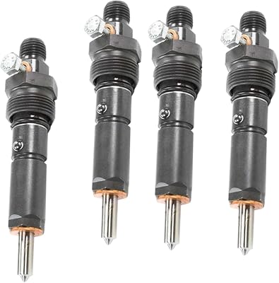 0432133761 4pcs Fuel Injector 2856255 Compatible with Case Loader Tractor B90B C190 L190 M357 M427 M428 M459 U80B 588G F4CE9484C 105U 95U