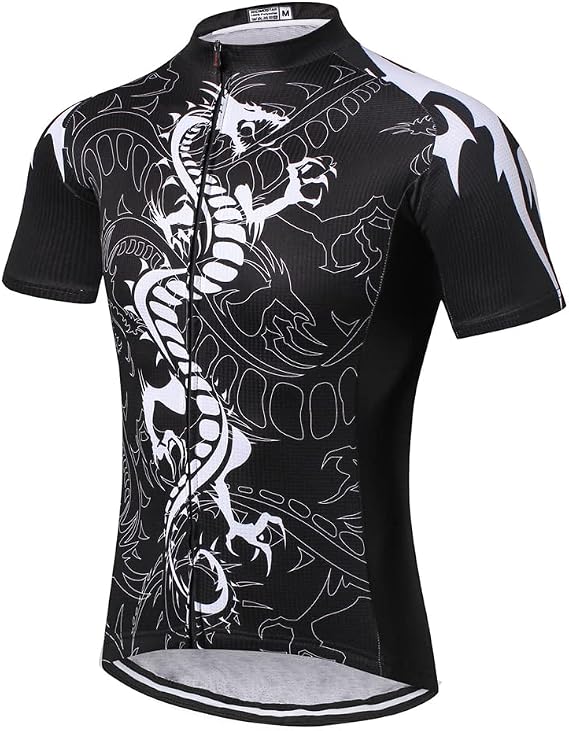 Weimostar Men's Cycling Jersey Men Mountain Bike Jerseys Short Sleeve Tops S-5XL