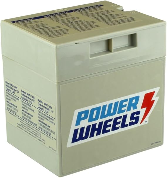 Power Wheels 12-volt Rechargeable Battery