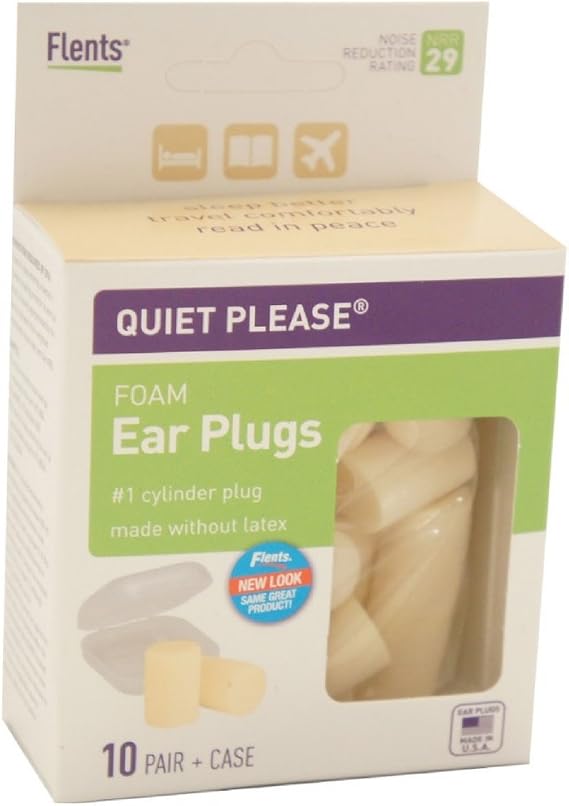 Flents Quiet! Please Foam Ear Plugs #F408-150 10 Pairs ( Pack of 3 )