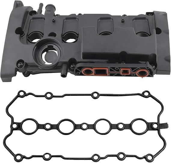 Engine Valve Cover with Gasket Fit For Audi A4 2.0L L4A4 2.0L L4 B7 2005 2006 2007 2008 2009 Replace# 06D103469N 06D103469J 06D103469L 06D103469M