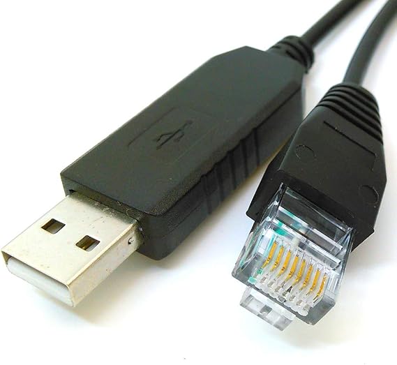 RJ45 Control Cable for Skywatcher and Orion Mount, for Heq5 pro, Azeq5, Azeq6, Eq6-R, Eq6-R Pro, EQ8-R and Orion Sirius Mount, Eqmod USB Console Cable for Skywatcher GOTO Mount, 16 FT